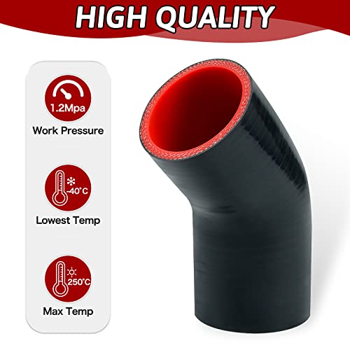 ZIQUN 6.0L Turbo Intercooler Boots Clamps Kit, Intercooler Hose