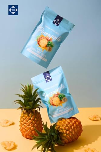 Natural Dried Pineapple – Premium Quality, Naturally Sweet & Juicy, Soft & Chewy, Gluten-Free, Vegan, Healthy Snack Option, High in Vitamins, 3.5OZ (100gram) – Authentic Taste of Thailand