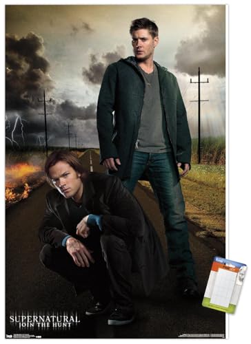 Trends International Supernatural - Dean And Sam Wall Poster, 22.37" x 34.00", Premium Poster & Mount Bundle