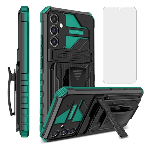Coque Samsung S24+ robuste de qualité militaire avec béquille de support