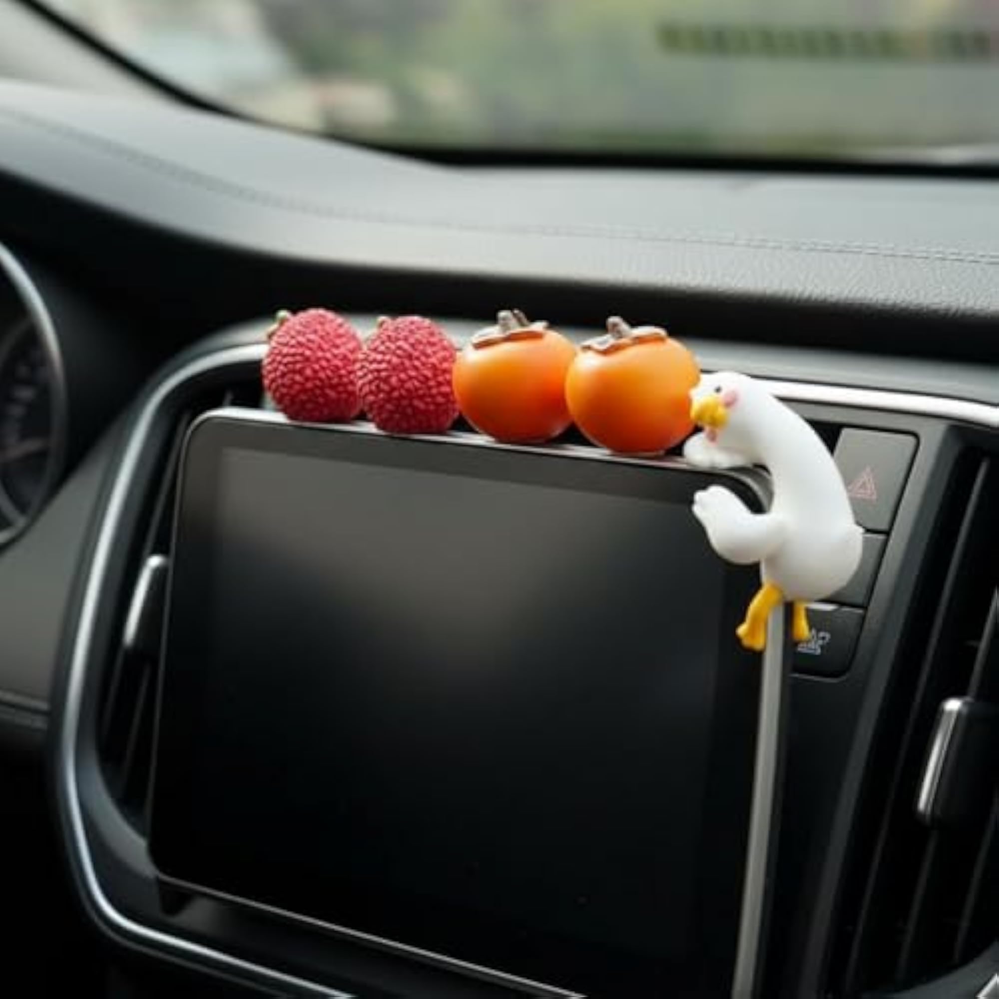 Good Luck Charm Mini Fruit Car Ornament Set