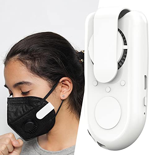 Gepnoo Ventilador Facial Vestível Pessoal com Máscara USB Ventiladores Reutilizáveis E Protetores Po