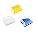 Dental Plastic Bur Block Holder Station Fits 24 FG Burs - 3pcs Set - Yellow, White and Blue