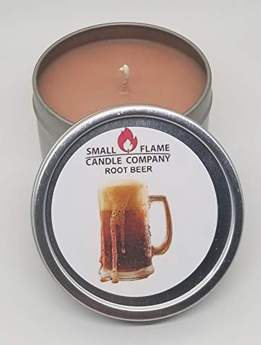 Hand-Crafted Natural Soy Candle From Small Flame Candle Company (Root Beer) #TOP5