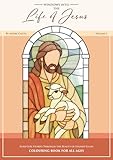 Windows Into the life of Jesus: Scripture Stories Through the Beauty of Stained Glass Coloring Book
