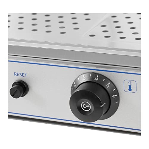 Royal Catering RC-WC001 warmhoudvitrine 54 cm 1.000 W warmhoudvitrine warmhoudhek warmtevitrine - Afbeelding 4