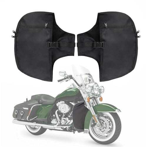 Cubierta protectora suave para motor y piernas para motocicleta compatible con Harley Touring Street Glide Road Glide Electra Glide y Trike miniatura 1