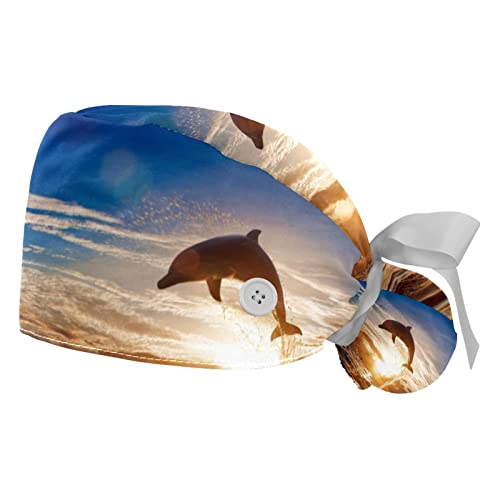 Casquettes de travail ajustables JDEZ pour retenir les cheveux longs