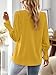Falechay Womens Winter Tops Sexy V Neck Blouses for Women Dressy Casual Cute Western Long Sleeves Shirt Ruffle Sleeve Swiss Dot Tunic Top Bohemian Teacher Shirts Flowy Peasant Shirt Yellow L