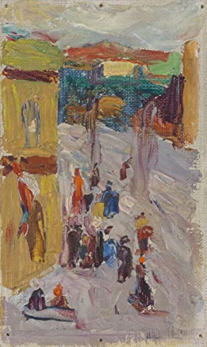 Poster Wassily Kandinsky coin de rue toile 50x70cm SERENDIPITP sans cadre décoration murale salon