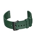 Colorcase Smart Watch Silicon Strap 22mm Compatible With Boat Wave Lite Smart Watch - Silicon Strap Band - Dark Green gallery image