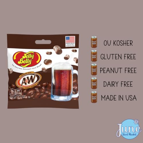 June Street Market Jelly Belly Gourmet Flavored Jelly Beans, 2 Pack Bundle With June Street Market Kawaii Sticker thumb #2