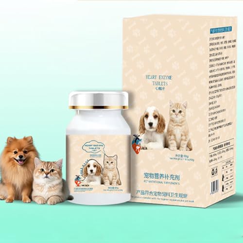 Hundeherz -Ergänzungsmittel 200 Stücke Hunde Herz Ergänzungen für EIN gesundes Herz und eine sichere Sicherung alltäglicher Unterstützung versorgen Fitness und unterstützen EIN gesundes Immunsystem
