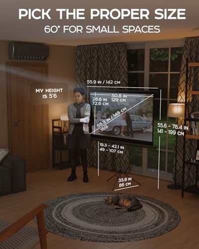 Portable Projector Screen with Stand