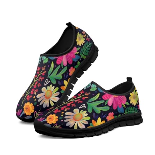 Image of Women's Loafers Slip On Slip Shoe Casual Walking Shoes Non Slip Work Shoes Mesh Athletic Sneakers