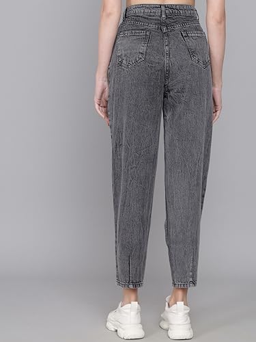 Image of KOTTY Mid Rise Regular Fit Jeans - Tailored Straight Leg Look for Women