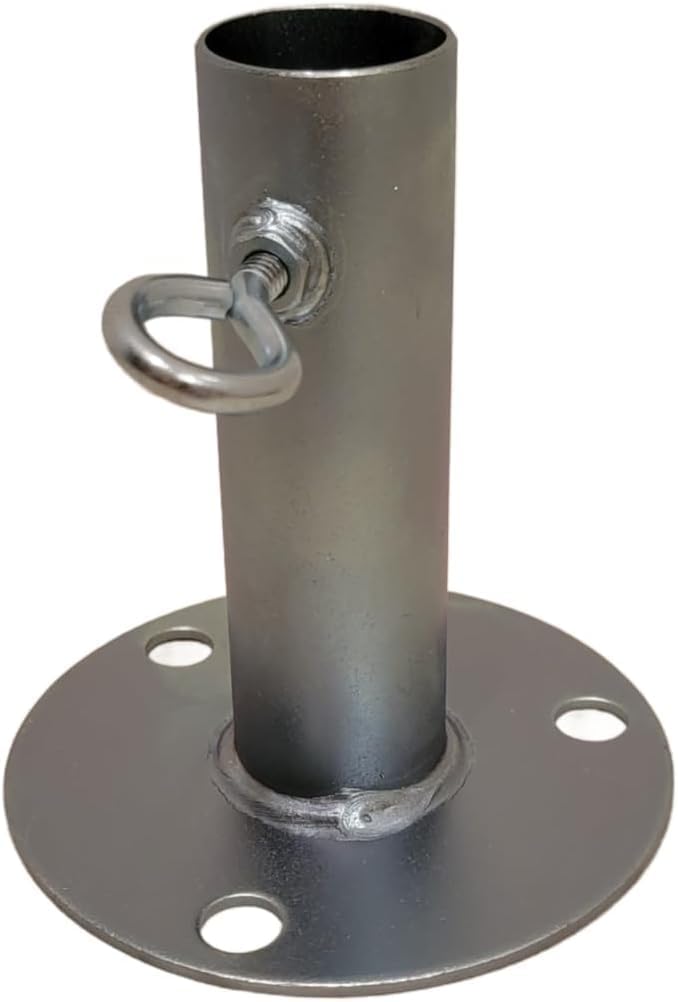1” Canopy Pipe Support Fittings 90 Degree Flat Top and Thru Pipe Brace Fitting (Receives 1" Diameter Pipe) (6-Way-Center)