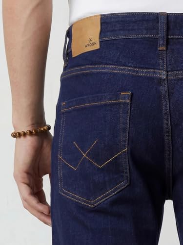 Image of WROGN Men's Slim Fit Jeans | Mid Rise | Jeans for Man
