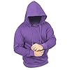 A2Z Mens Fleece Hoodie Pullover Hooded Sweatshirt Long Sleeve S/M/L/XL/XXL/3XL/4XL Purple #1