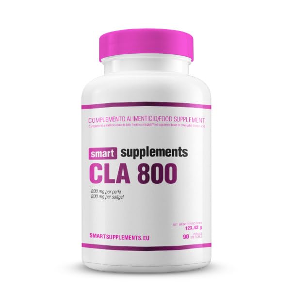 SMART SUPPLEMENTS - CLA Ácido Linoleico Conjugado - 90 Softgels - Apoyo Metabólico y Control de Peso - Mantiene Nivel Normal de Colesterol en Sangre - Fuente Concentrada para Salud Cardiovascular