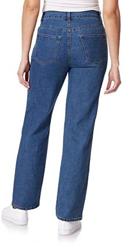 WallFlower Womens Dad Denim High-Rise Insta Vintage Juniors Jeans - Image 2
