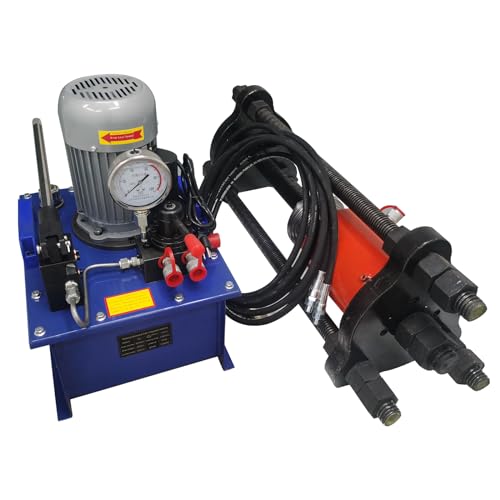 TECHTONGDA Excavator Chain Press Machine for Crawler Pin Remover, 70T Hydraulic Press Machine Crawler Pin Disassembling Machine, 110V Track Pin Press Construction Machinery Bushing Press Machine