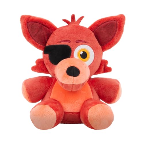 Jazwares Five Nights at Freddy’s Classic Foxy Plush - 8-Inch Stuffie with Soft Material and Glow-in-The-Dark Eyes