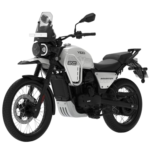 Image of YEZDI Adventure Disc Bike Ocean Blue Spoke Wheels Booking for Ex-Showroom Price