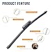 ICEXSNOW 15 Inch Rear Wiper Blade Replacement for Volkswagen Tiguan 2024 2023 2022 2021 2020 2019 2018 Original Equipment Replacement Rear Windshield Wiper Blade for My Car(15-H)