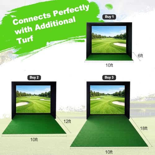 Durbles 10 x 6 ft Anti-Slip Turf