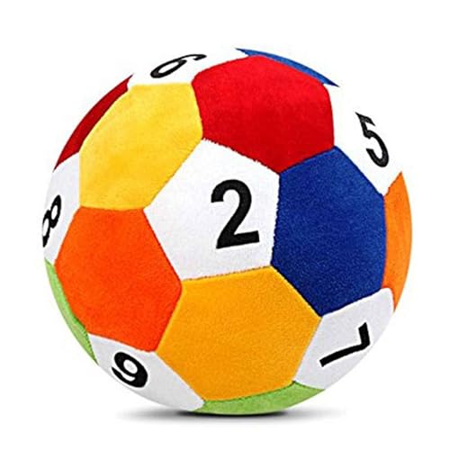Image of DearJoy Plush Ball with Numbers Soft Toy - Multicolor