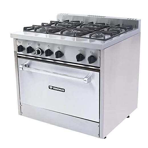 Fog�o a G�s Don Bidone 6 Bocas Acendimento Autom�tico Ven�ncio - FDB6F