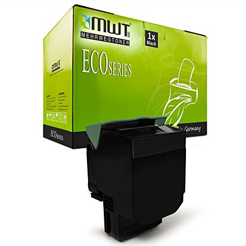 Cartouche toner pour Lexmark CX510de CX510dhe noir XXL Eurotone 802K pour remplacer votre encre
