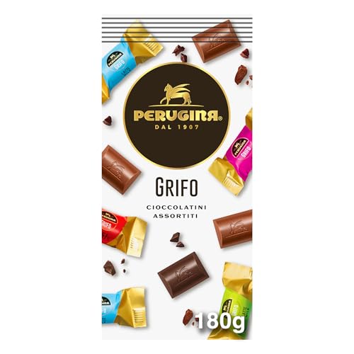 PERUGINA Grifo Cioccolatini Assortiti Fondenti e al Latte Sacchetto 180g