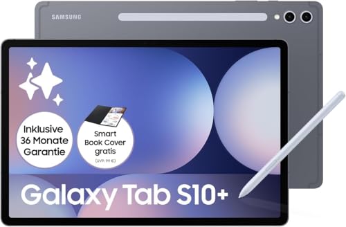 Samsung Galaxy Tab S10+ AI Tablet Android, 12 GB de RAM, 512 GB de Memoria, Pantalla AMOLED, Revestimiento antirreflectante, Incluye S Pen, 5G, Moonstone Gray, 36 Meses de garantía del Fabricante