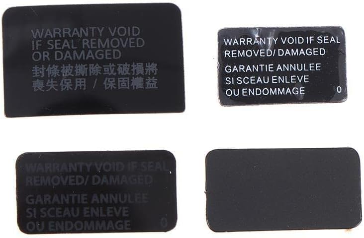 2 pcs Shell Label Sticker for PS4 Pro Slim 1000 1100 1200 Console Housing Seals Tamper-Proof Label Warranty Repair Sticker (for ps4 1000 1100)
