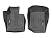 WeatherTech Custom Fit FloorLiners for BMW 323ic, 325ic, 328ic, M3, 318ic - 1st Row (449101), Black