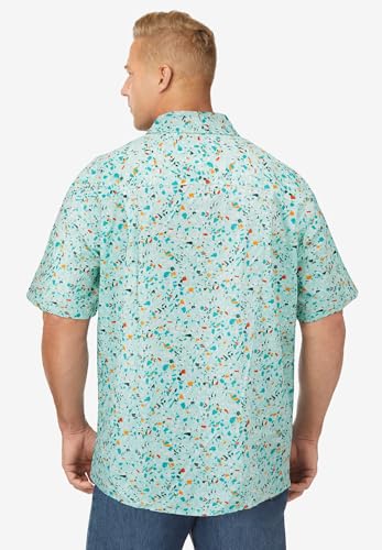KingSize Men's Big & Tall Tall The No-Tuck Casual Short Sleeve Shirt2