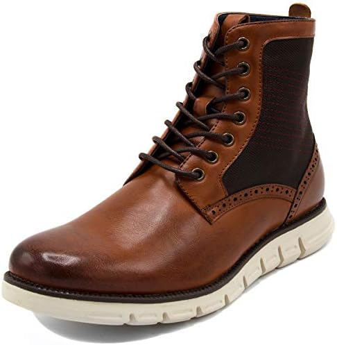 Nautica Mens Lace Up Boot - Chukka Derby Boots for Men - Lightweight Mid Ankle Hiker Boots - Fashion Dress Mens Chukka Boot - Palmetto Mid-Tan-10