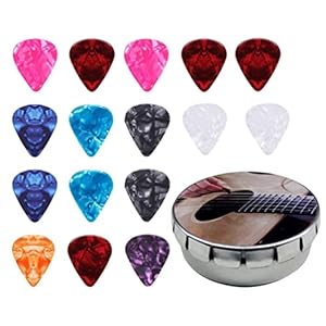 MILISTEN 1 Set Gitaar Ukelele Oefening Kiest Creatieve Gitaar Plectrums Gitaarbenodigdheden (Gemengde Kleur)