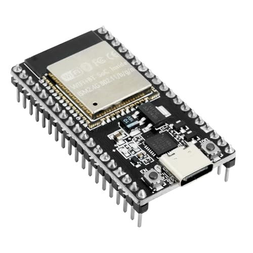RUIZHI ESP32 USB C ESP32 CP2012 Module, ESP32 NodeMCU Lua ESP32-WROOM-32 Placa de Desarrollo con ESP32-CP2012 Chip y Type-C Interfaz 2.4GHz Dual-Core WiFi Bluetooth 38 Pins Compatibilidad con Arduino