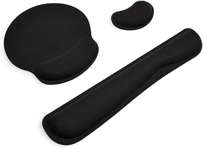 Memory Foam Large Size Wristband Pad Suit Office Games Wrist Black Keyboard Hand-held Rest image 3