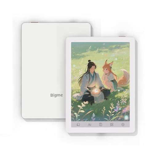 Bigme B6 6-inch E-Reader |Glare-Free Color E Ink Kaleido 3 display | Audiobooks | White