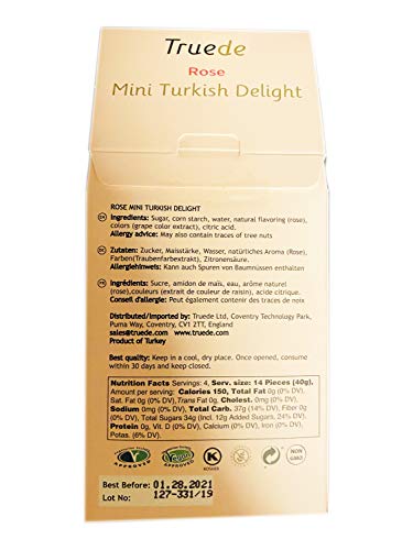 Rose Mini Turkish Delight 5.29 Oz miniatura 2