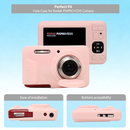 Funda silicona para cámara Kodak PIXPRO FZ55 miniatura 3