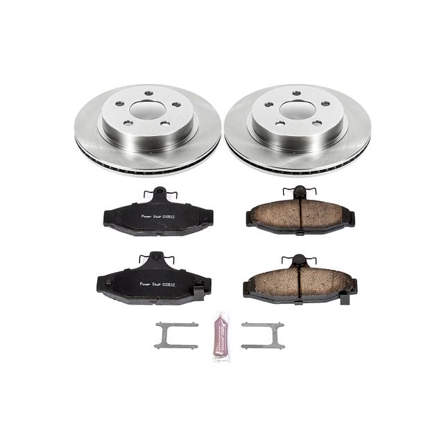 Image of PowerStop Rear Brake Kit for Chevrolet Camaro 1993-97 | Pontiac Firebird 1993-97 - Z17 Ceramic Brake Pads & Disc Rotors Replacement, KOE1531