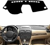 LTBWHCP Car Dashboard Cover Mat for BMW X3 2006-2010 Instrument Panel Carpets ​Accessorie Sunshade Carpet