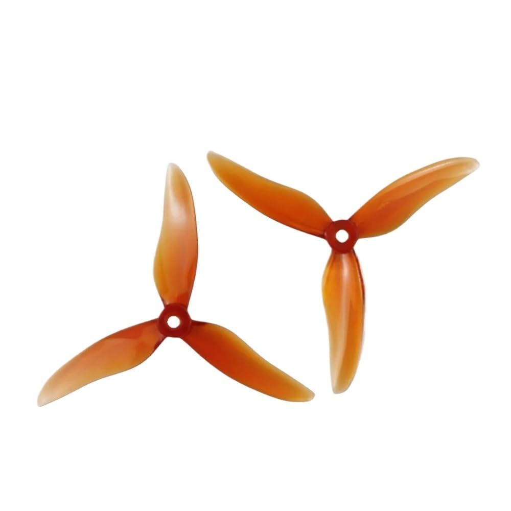 Uniwersalne 4 sztuki / 2 pary 51499 5-calowe śmigła z 3 ostrzami, do zdalnych wyścigów dronów 22072306 (4 szt. 51499 Hyaline)