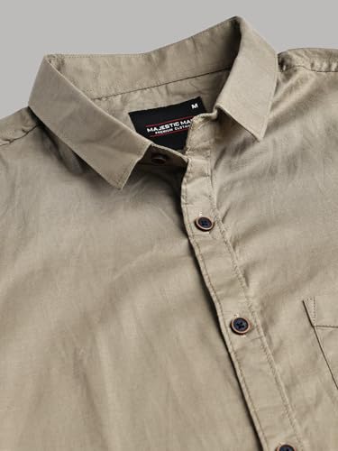 Image of Majestic Man Men's Cotton Slim Fit Shirt