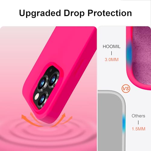 Coque iPhone 12 Pro Max rose vif en silicone doux pour vos sorties et voyages